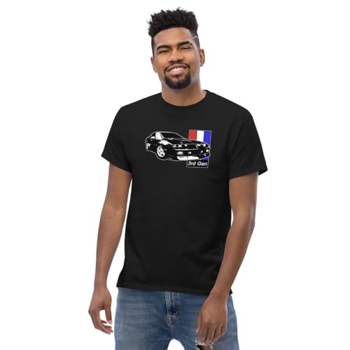 3rd Gen Camaro Muscle Car Enthusiasts T-Shirt Black