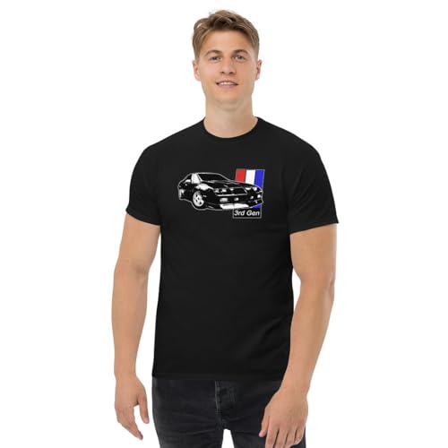 3rd Gen Camaro Muscle Car Enthusiasts T-Shirt Black