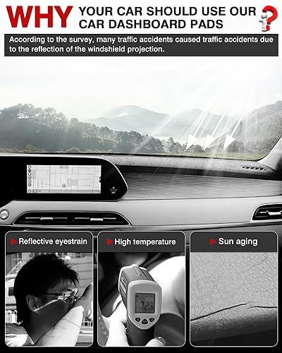 Hyundai Palisade Dashboard Cover Mat with Sunshade Protector