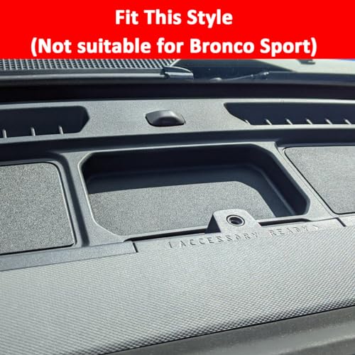 Ford Bronco Silicone Dashboard Tray Set - Blue Trim