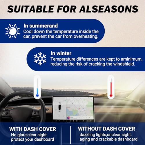 Tesla Model 3/Y 2023-2017 Suede Dashboard Cover