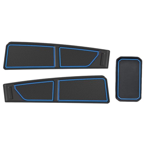 Ford Bronco Silicone Dashboard Tray Set - Blue Trim