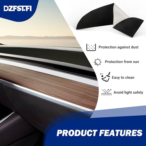 Tesla Model 3/Y 2023-2017 Suede Dashboard Cover