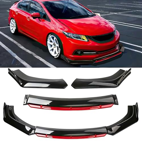 Universal Car Front Bumper Lip Spoiler Splitter Kit