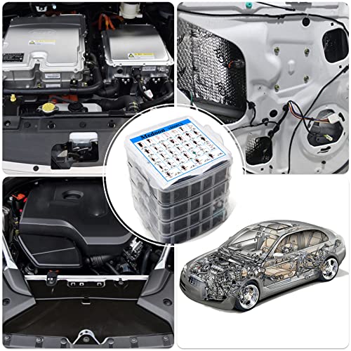 Car Retainer Clips Kit: 1101 PCS, 32 Sizes