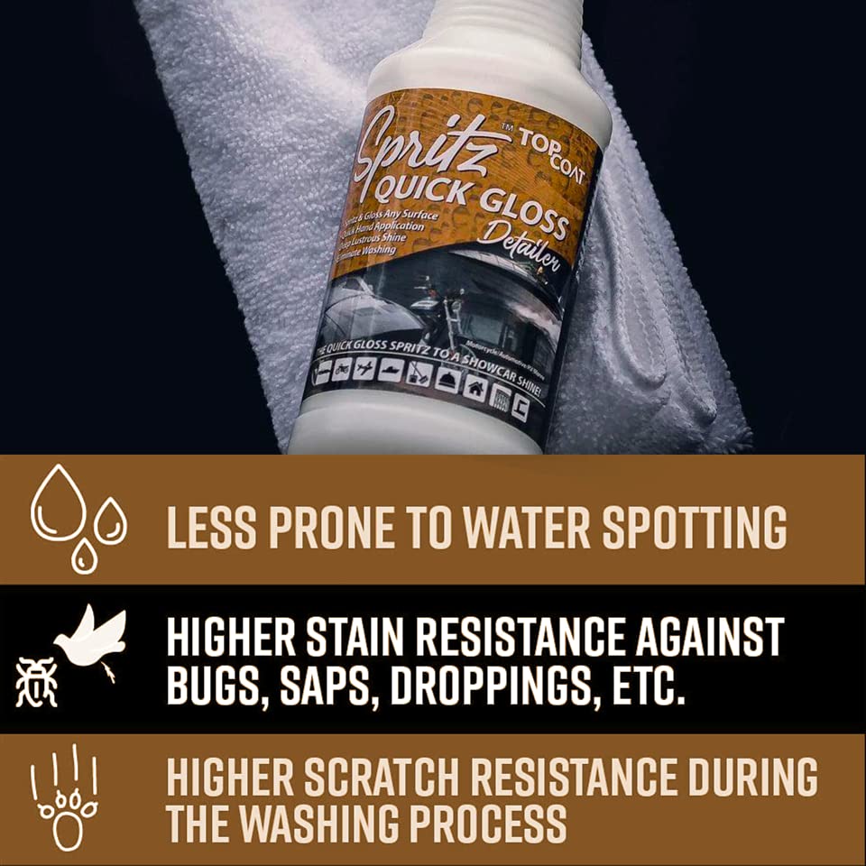 TopCoat Spritz Quick Detailer for Car Exterior Care
