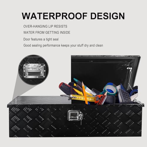 Heavy Duty Aluminum Truck Bed Tool Box Organizer