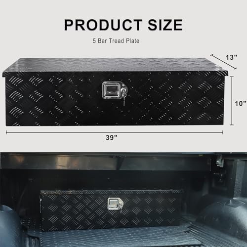 Heavy Duty Aluminum Truck Bed Tool Box Organizer