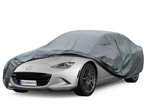 16-Layer Waterproof Car Cover for Sports Coupe, Universal Fit
