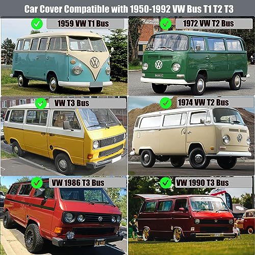VW Bus T1 T2 T3 Car Cover - 6-Layer Protection