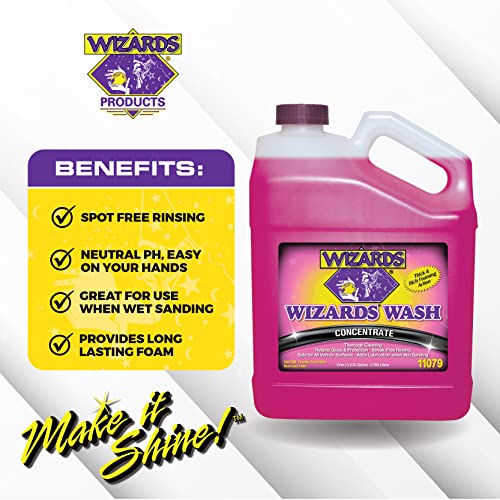 Wizards Car Wash Soap - Thick Foam - Biodegradable