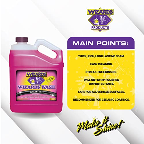 Wizards Car Wash Soap - Thick Foam - Biodegradable
