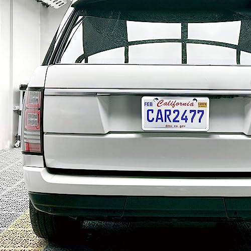 2-Pack Stainless Steel License Plate Frames - Rust-Proof