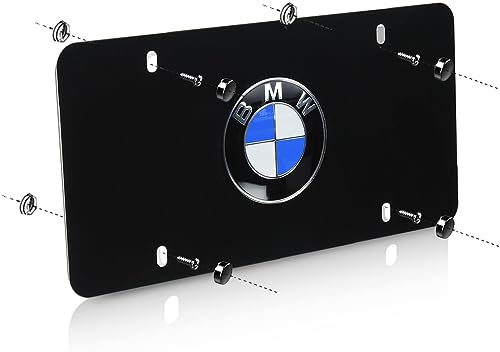 3D Stainless Steel License Plate Frame for BMW