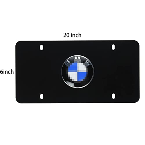 3D Stainless Steel License Plate Frame for BMW