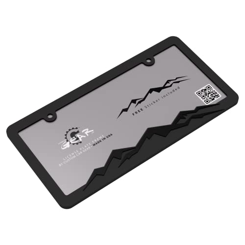 Blackout Edition Custom Car Gear License Plate Frame