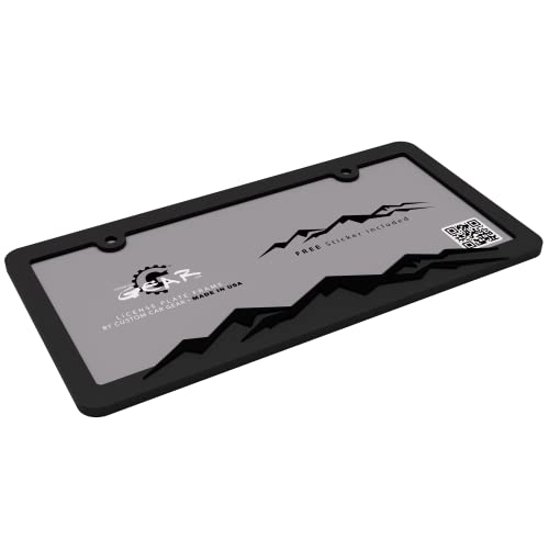 Blackout Edition Custom Car Gear License Plate Frame