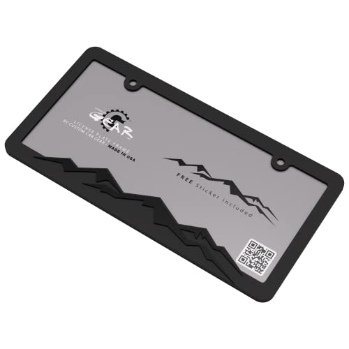 Blackout Edition Custom Car Gear License Plate Frame