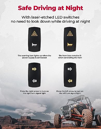 Universal UTV Turn Signal Kit for Polaris & More