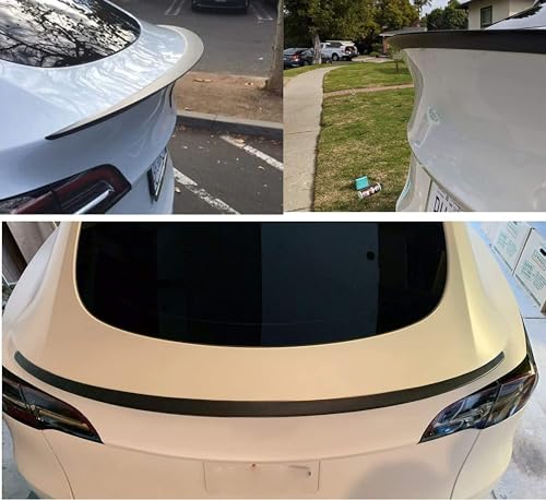 Tesla Model Y Real Carbon Fiber Rear Spoiler