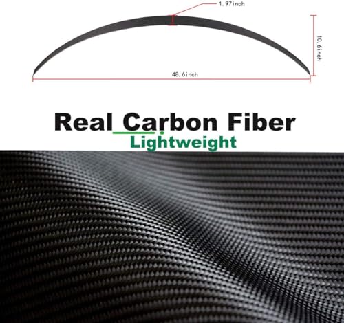 Tesla Model Y Real Carbon Fiber Rear Spoiler