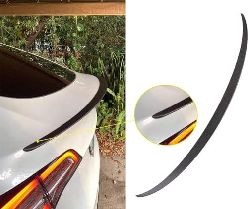 Tesla Model Y Real Carbon Fiber Rear Spoiler
