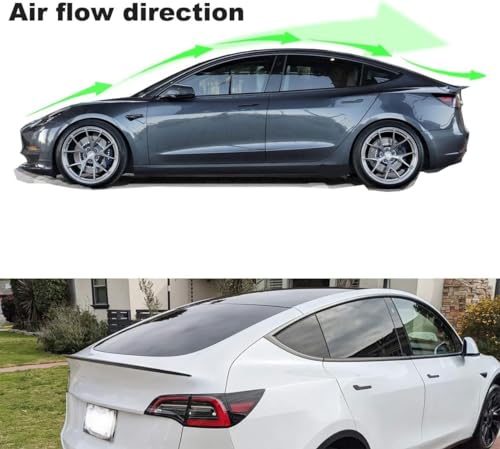 Tesla Model Y Real Carbon Fiber Rear Spoiler