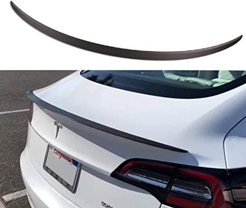 Tesla Model Y Real Carbon Fiber Rear Spoiler