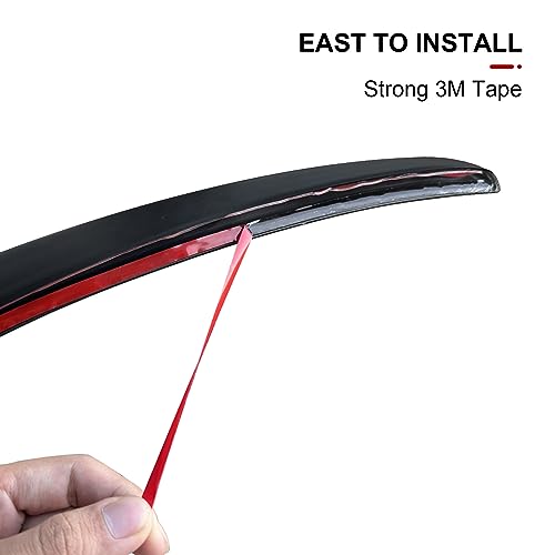 Rongxu Matte Black Spoiler for Tesla Model 3