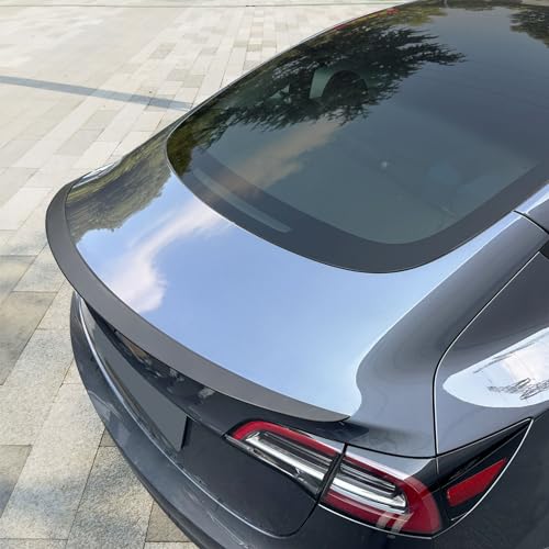 Rongxu Matte Black Spoiler for Tesla Model 3