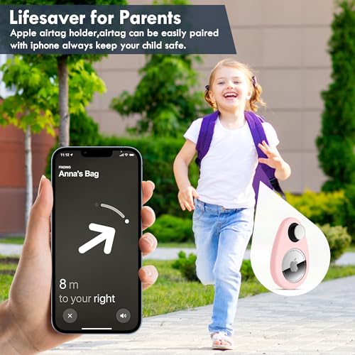Kids Baby Toddler GPS Tracker Holder (Blue, Pink)