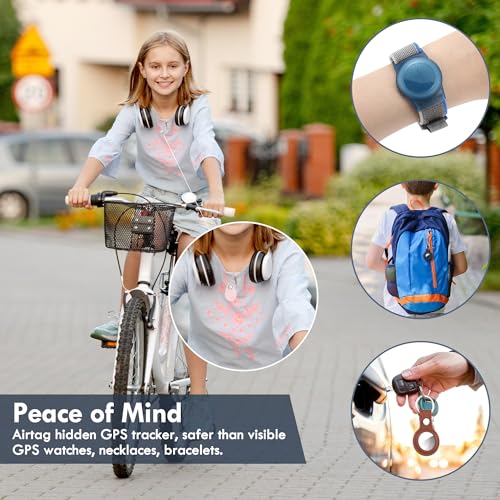 Kids Baby Toddler GPS Tracker Holder (Blue, Pink)