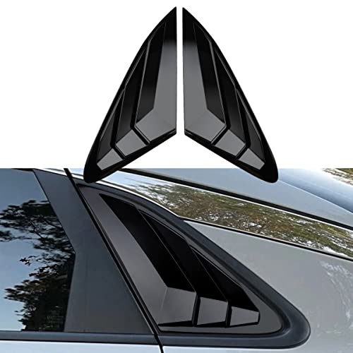 Kia K5 Sport Style Rear Window Louvers (Glossy Black)