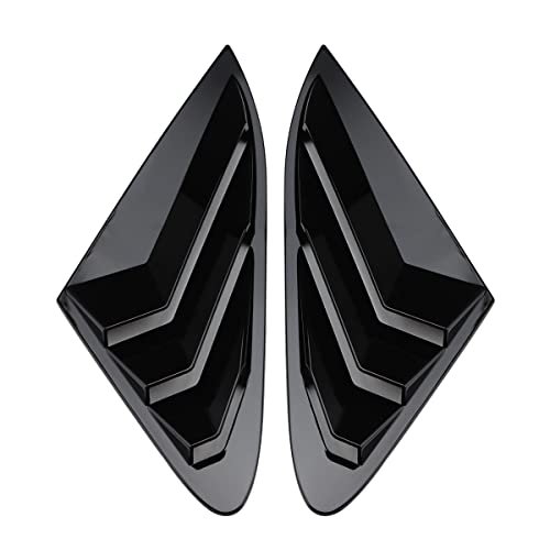 Kia K5 Sport Style Rear Window Louvers (Glossy Black)