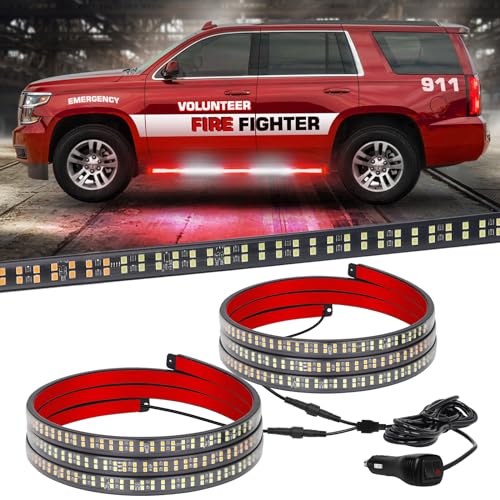 60" Truck Emergency Lights Strip: 720 LED Strobe