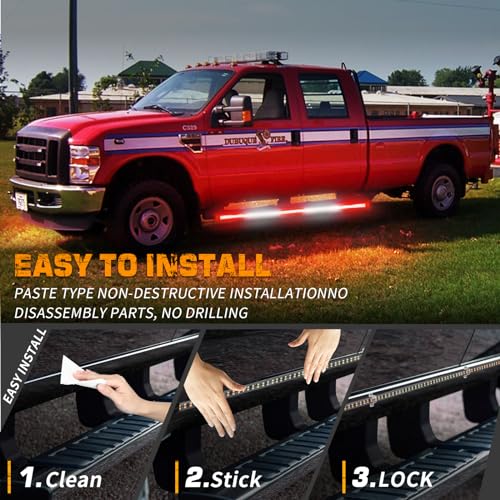 60" Truck Emergency Lights Strip: 720 LED Strobe