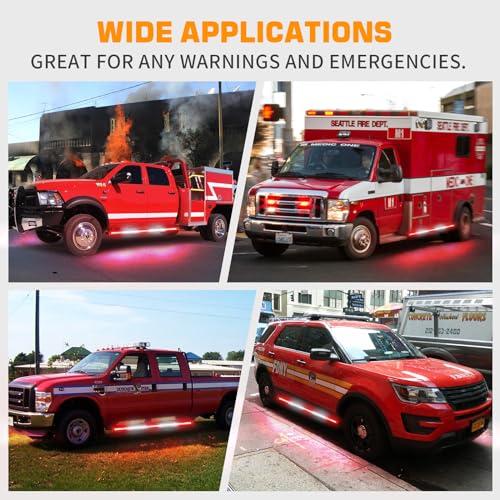 60" Truck Emergency Lights Strip: 720 LED Strobe