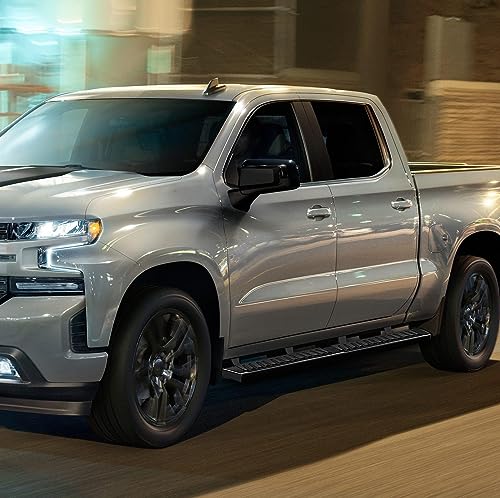 6" Aluminum Running Boards for 2019-2024 Chevy Silverado