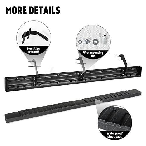 6" Running Boards for Ford F-150 SuperCrew & Super Duty