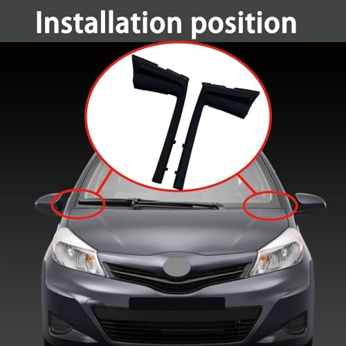 Toyota Yaris Windshield Wiper Cowl Cover Trim Panel