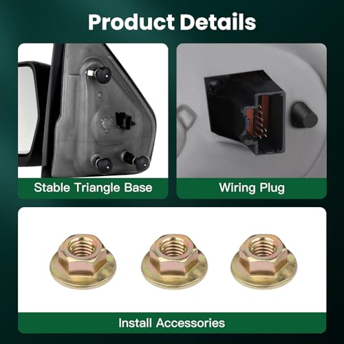 SCITOO Towing Mirror for 2004-2006 Ford F-150