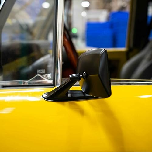 Black United Pacific Left Hand Exterior Mirror - Ford Bronco & Truck 1966-1979