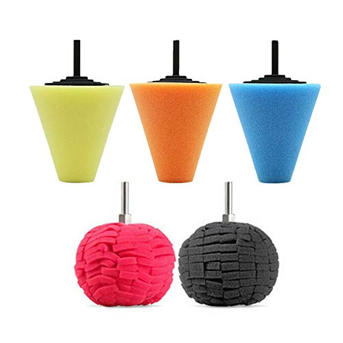Car Buffers Polishers Kit with Wheel Hub Polishing