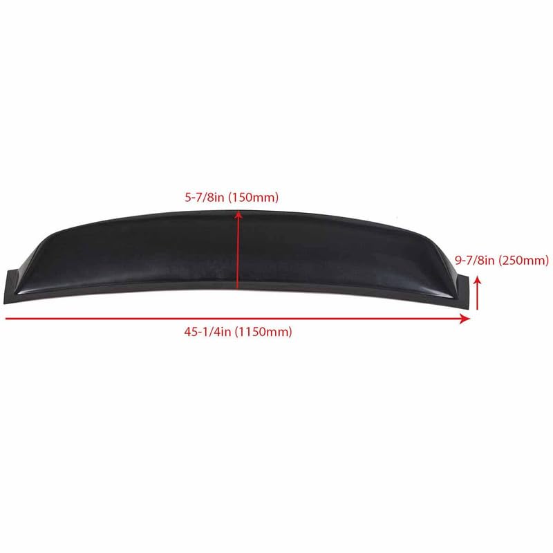 2012-2015 Honda Civic Sedan Roof Spoiler with Window Deflector
