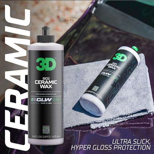 3D SiO2 Ceramic Wax | Ultra-Slick Gloss Finish | Hyper Hydrophobic