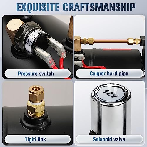 Powerful 150DB Train Horn Kit for 12V Vehicles