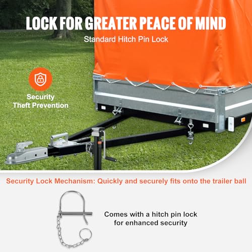 VEVOR 2" Hitch Ball Coupler, 3500 lbs Capacity