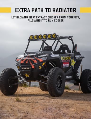 Chelhead RZR Hood Scoop Vent Kit - Compatible with Polaris RZR XP