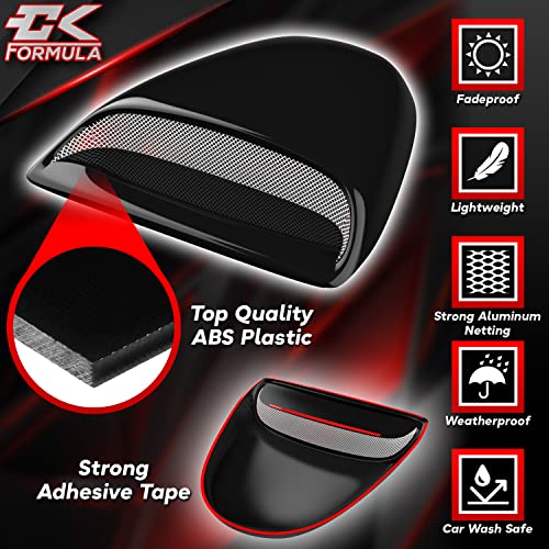 Universal Fit Black Hood Scoop for Flat Hoods