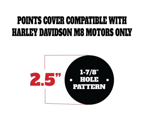 Trucker Girl Points Cover for Harley Davidson M8